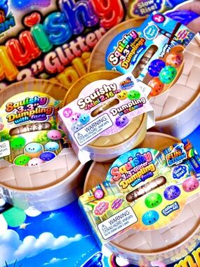 Squishy MYSTERY Dumplings Fidget Toys SET OF 4